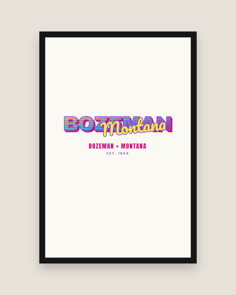 Bozeman Music TV Matte Poster