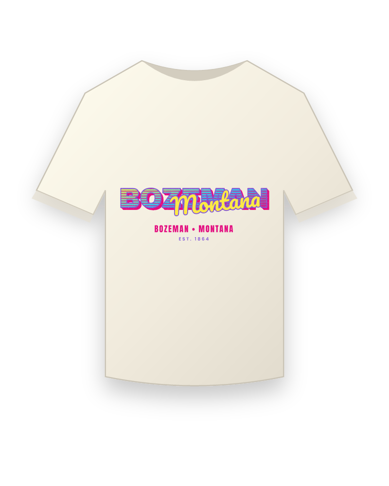 Bozeman Music TV Vintage Wash Tee