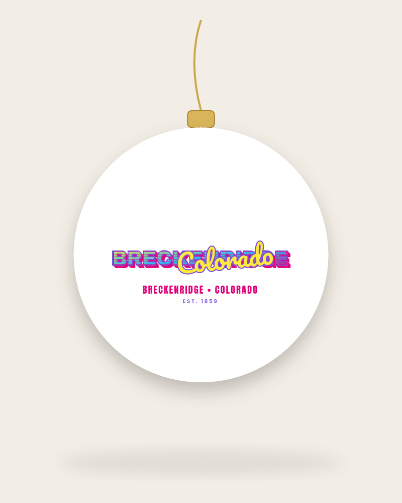 Breckenridge Music TV Ceramic Ornament
