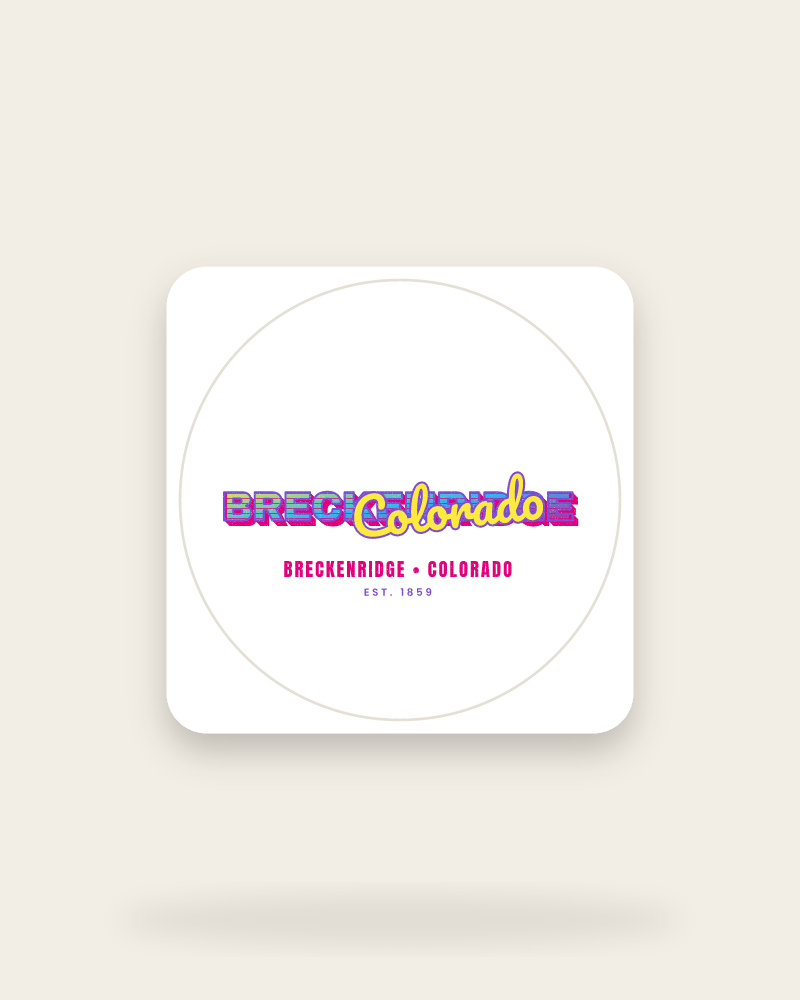 Breckenridge Music TV Kiss-Cut Sticker