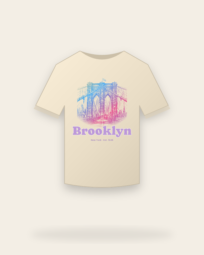 Brooklyn Brooklyn Bridge Organic Cotton Tee