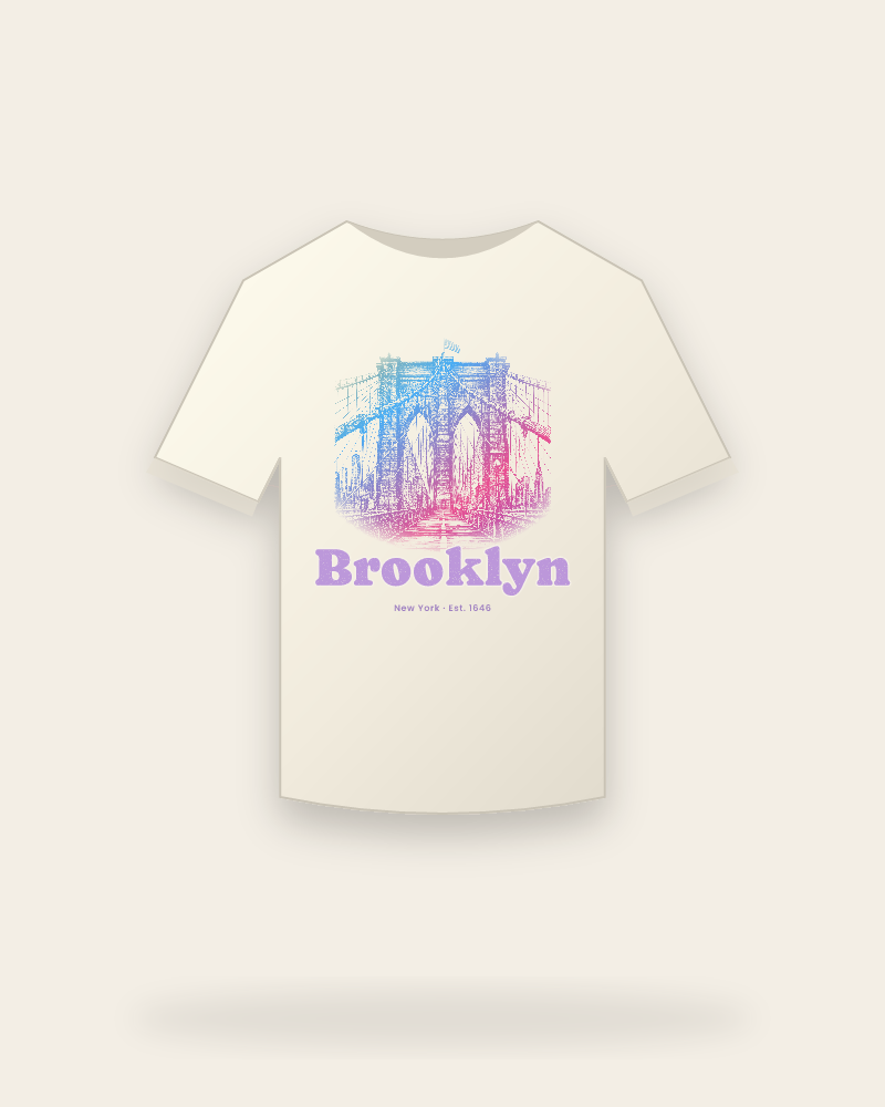Brooklyn Brooklyn Bridge Vintage Wash Tee