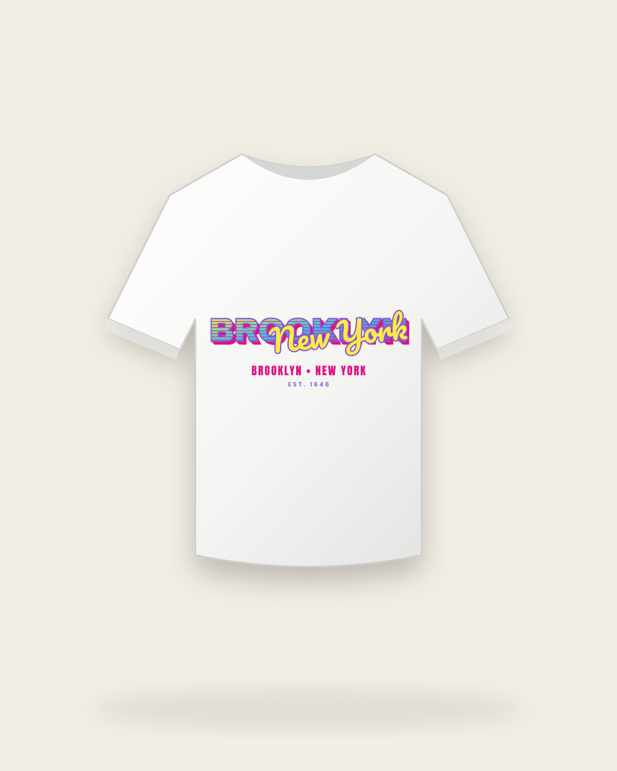 Brooklyn Music TV Youth Tee in White