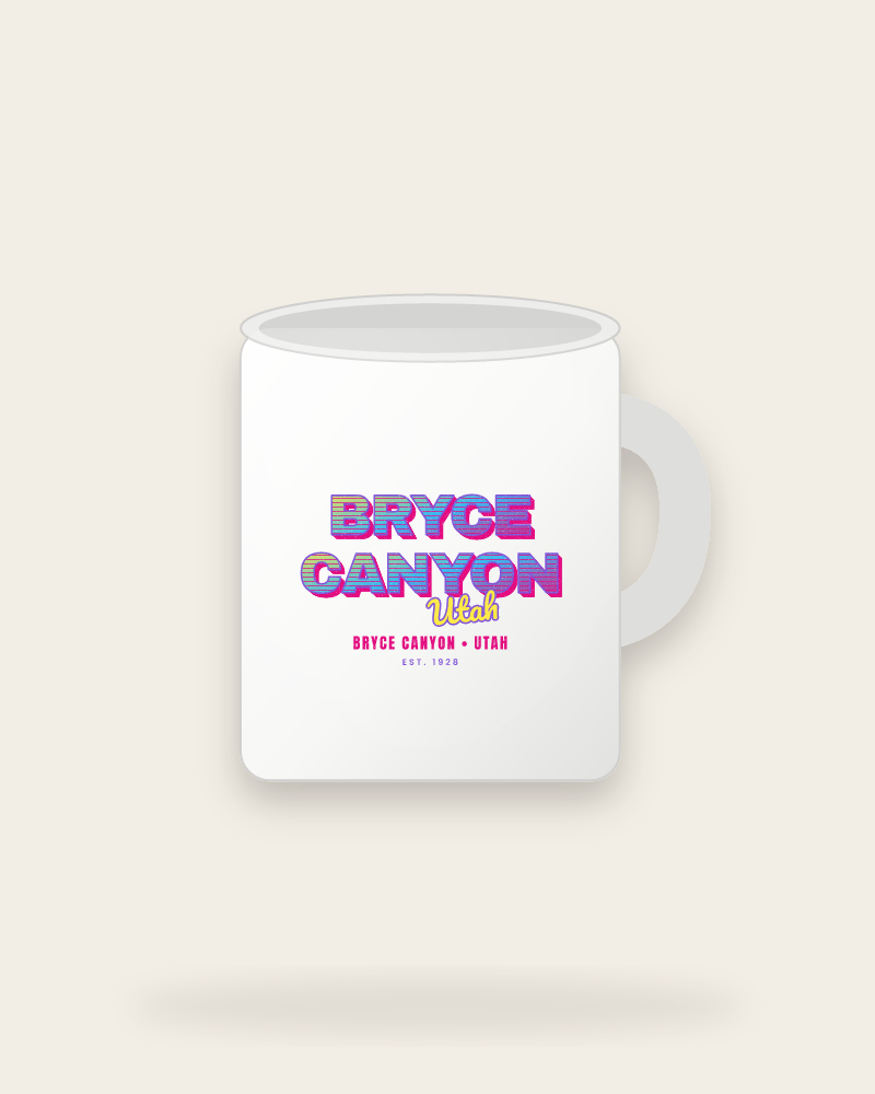 Bryce Canyon Music TV Ceramic Mug 11oz