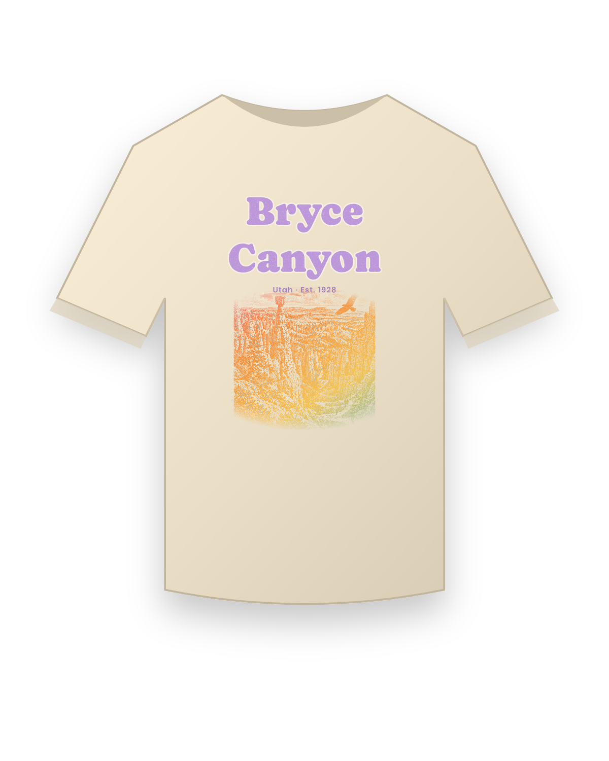 Bryce Canyon Thor's Hammer Classic Tee in Natural