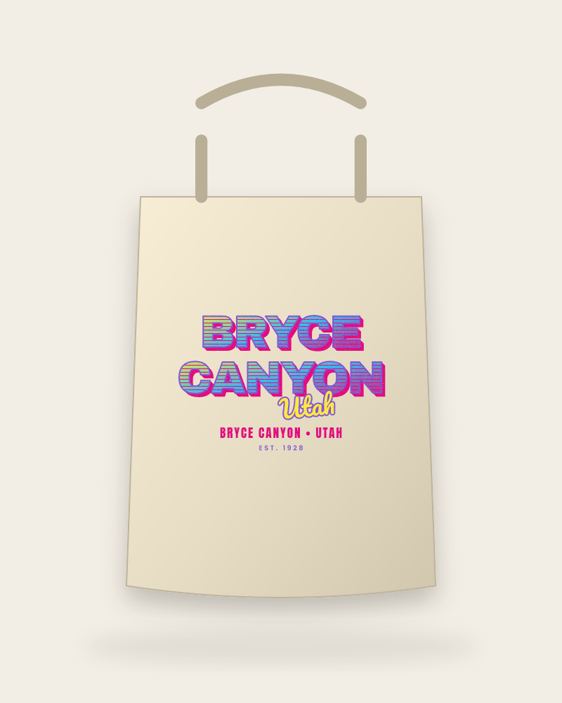 Bryce Canyon Music TV Canvas Tote