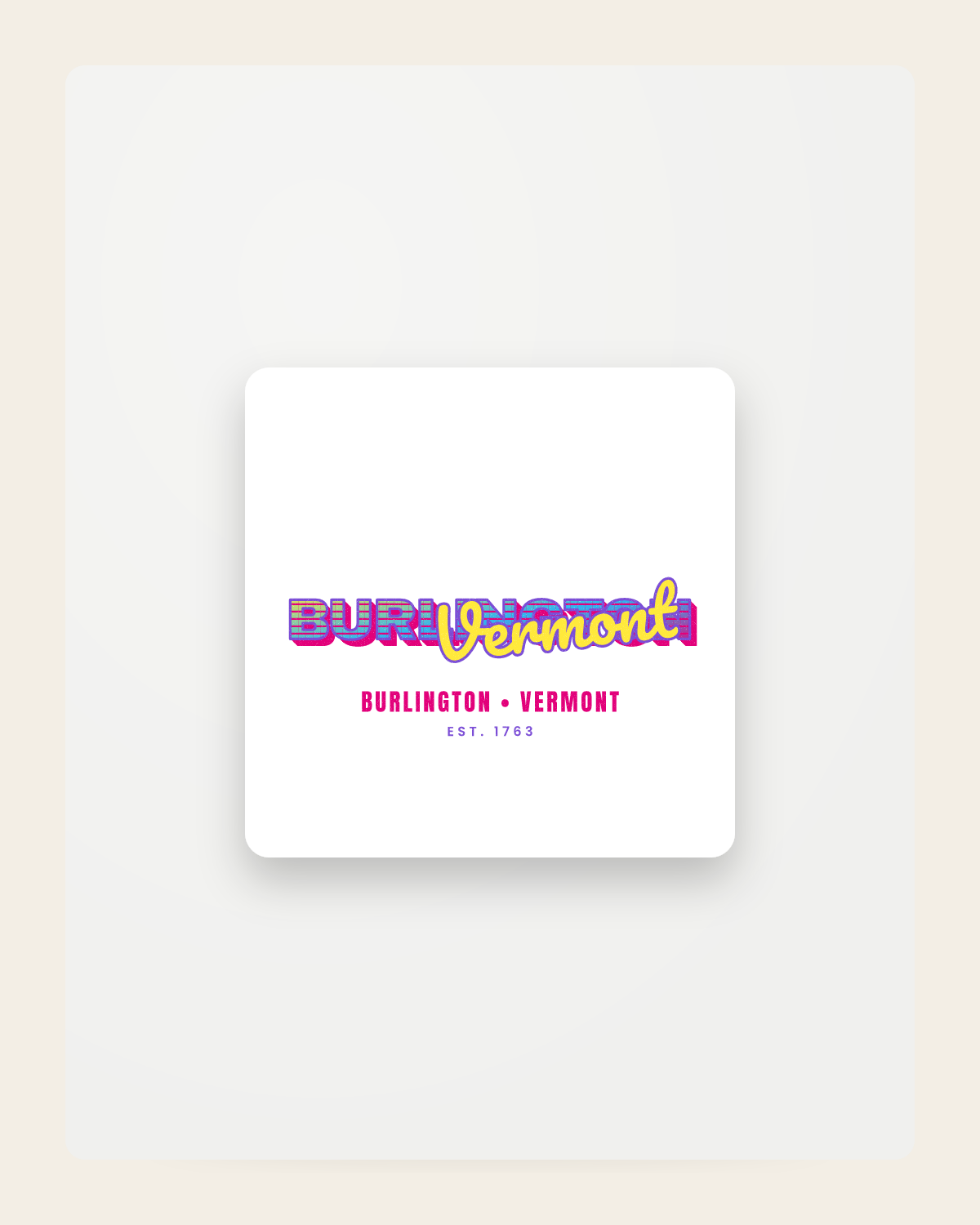 Burlington Music TV Fridge Magnet in White
