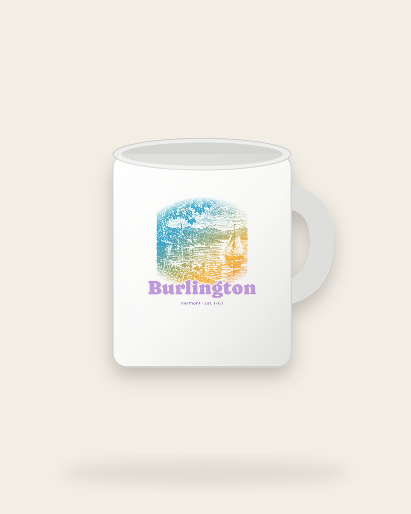 Burlington Lake Champlain Sail Ceramic Mug 11oz