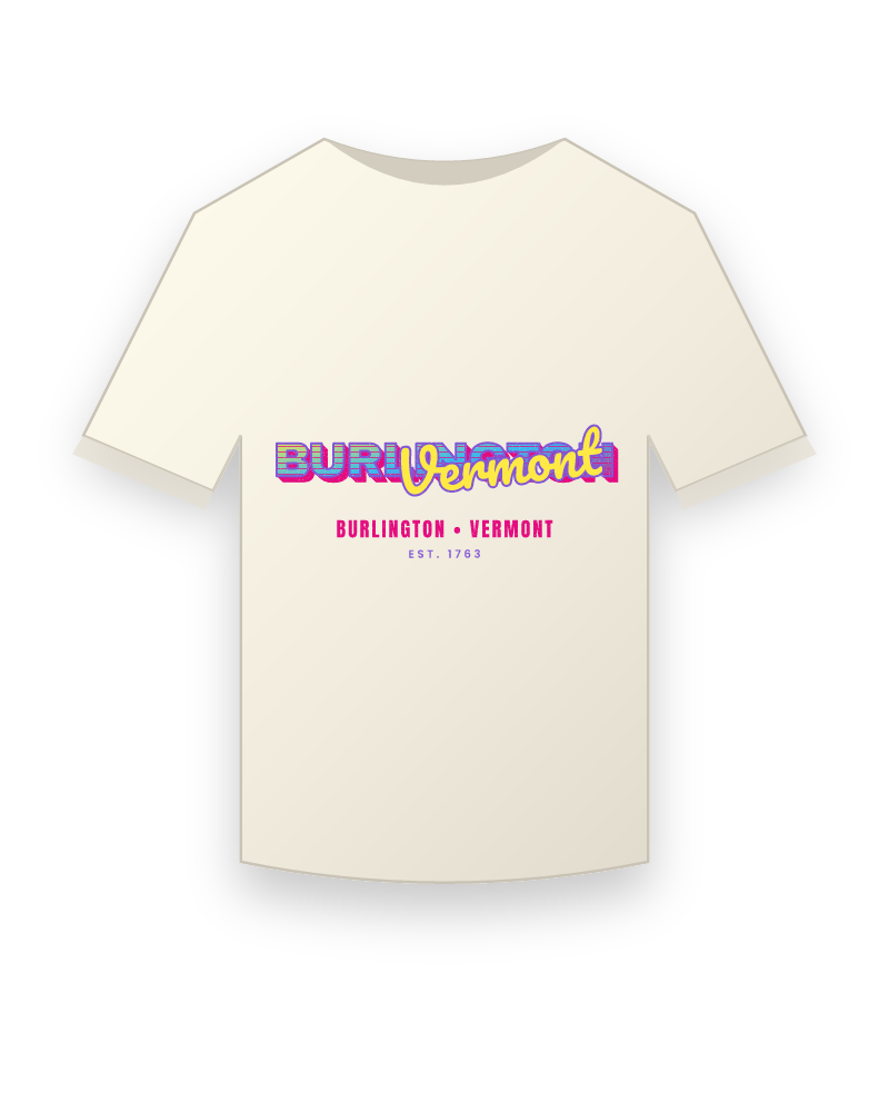 Burlington Music TV Vintage Wash Tee
