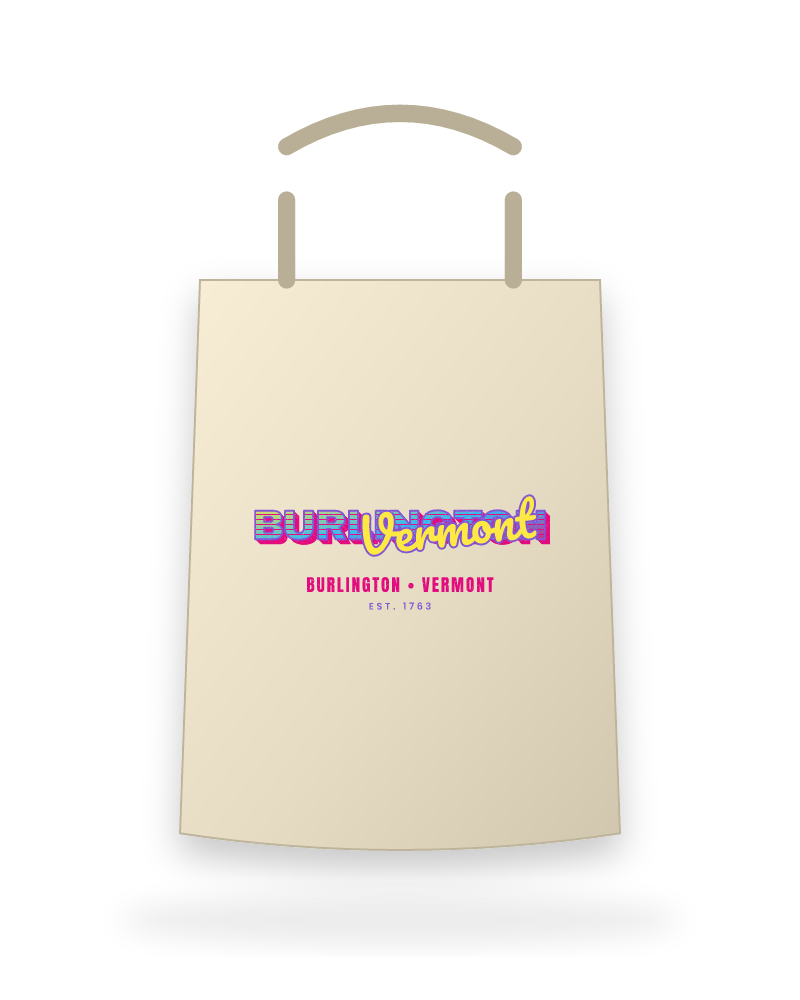 Burlington Music TV Canvas Tote