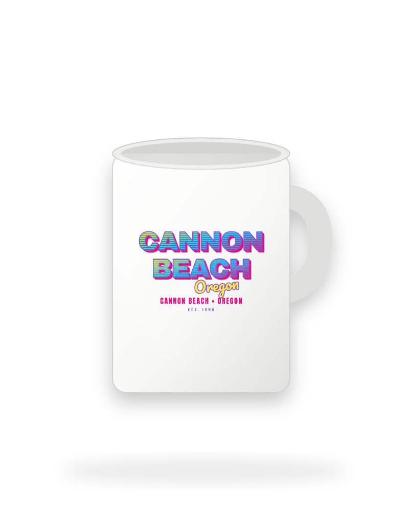 Cannon Beach Music TV Ceramic Mug 15oz