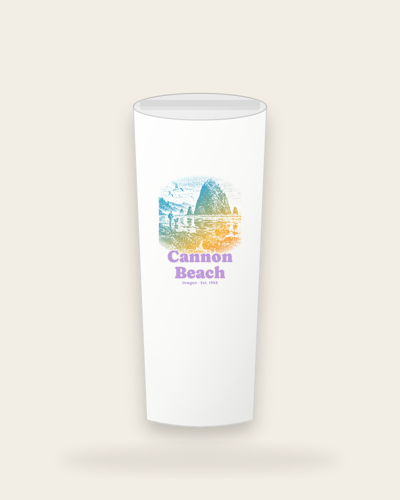 Cannon Beach Haystack Rock Insulated Tumbler 20oz