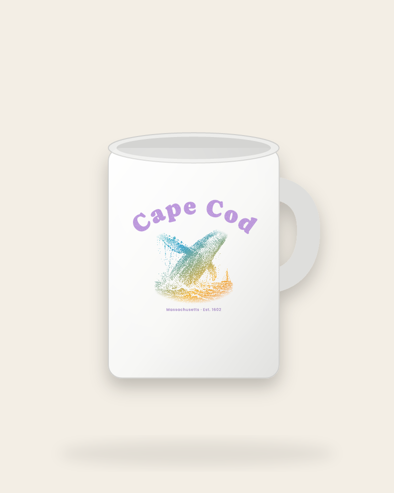 Cape Cod Humpback Whale Ceramic Mug 15oz