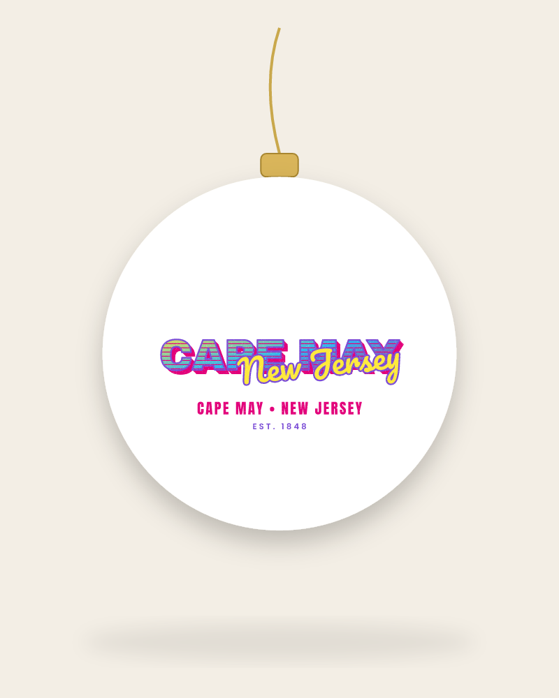 Cape May Music TV Ceramic Ornament