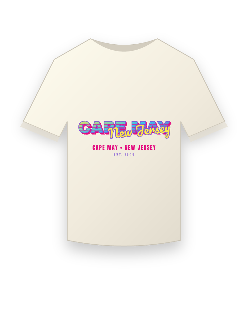Cape May Music TV Vintage Wash Tee