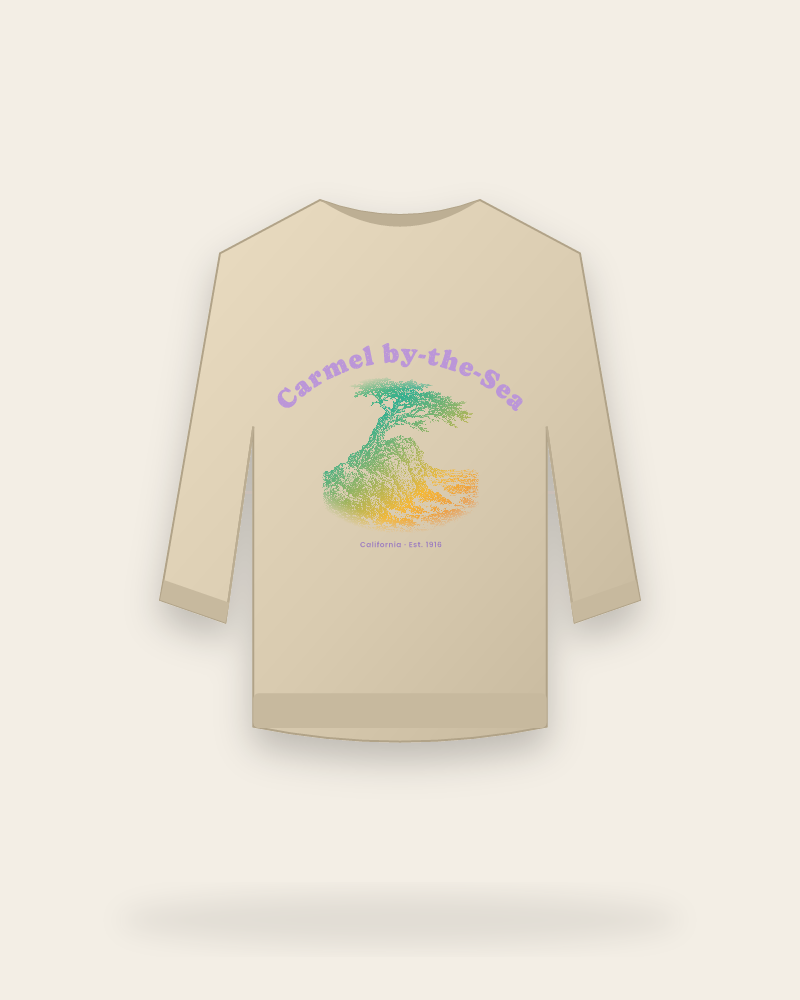 Carmel-by-the-Sea Lone Cypress Crewneck Sweatshirt