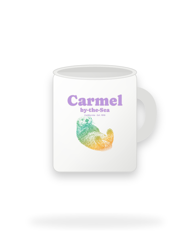 Carmel-by-the-Sea Sea Otter Ceramic Mug 11oz