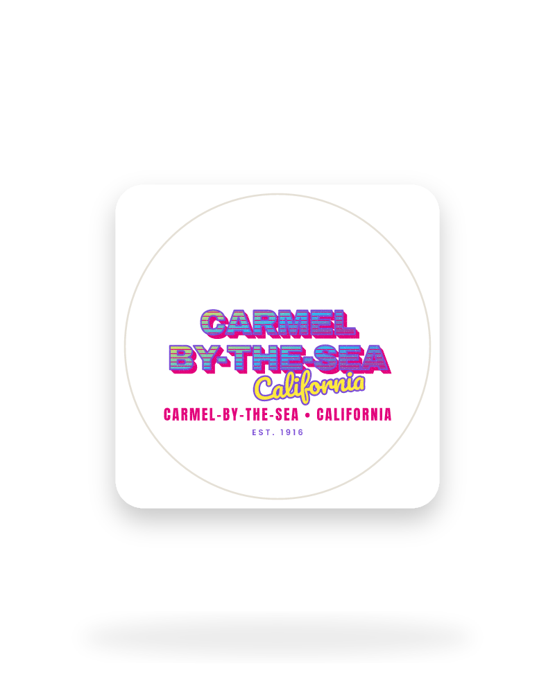 Carmel-by-the-Sea Music TV Kiss-Cut Sticker