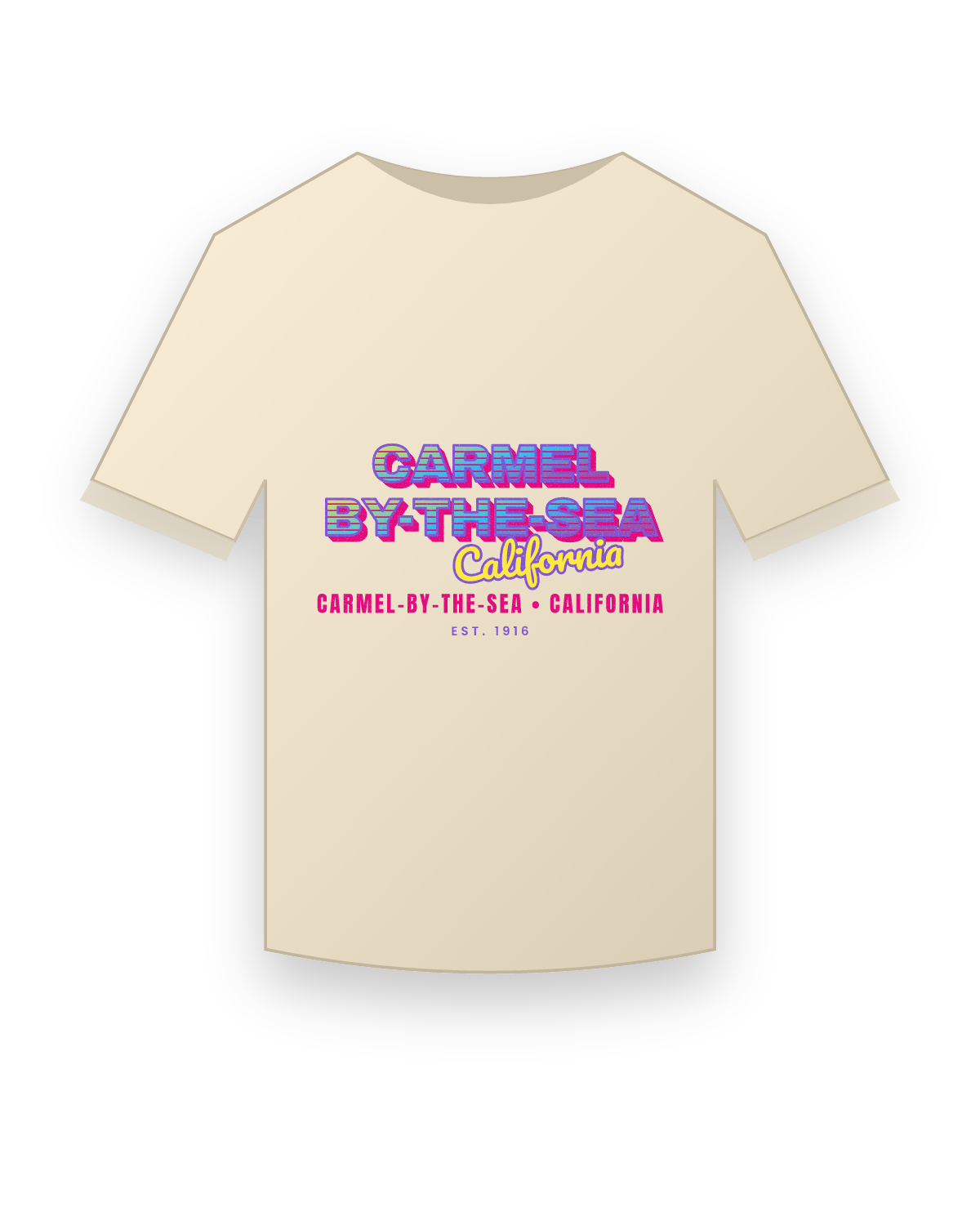 Carmel-by-the-Sea Music TV Classic Tee in Natural