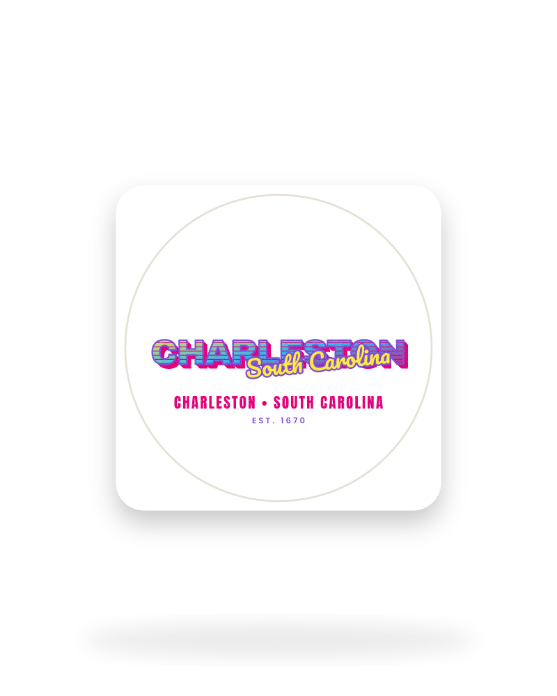 Charleston Music TV Kiss-Cut Sticker
