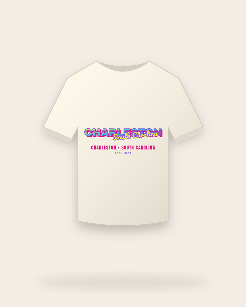 Charleston Music TV Vintage Wash Tee