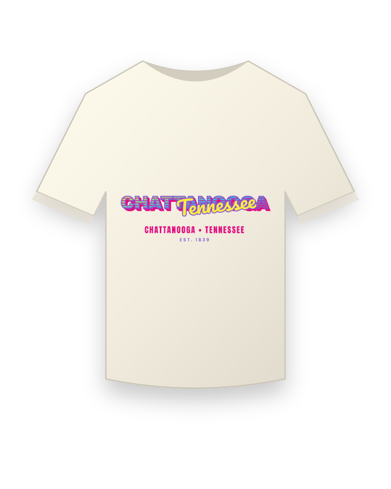 Chattanooga Music TV Vintage Wash Tee
