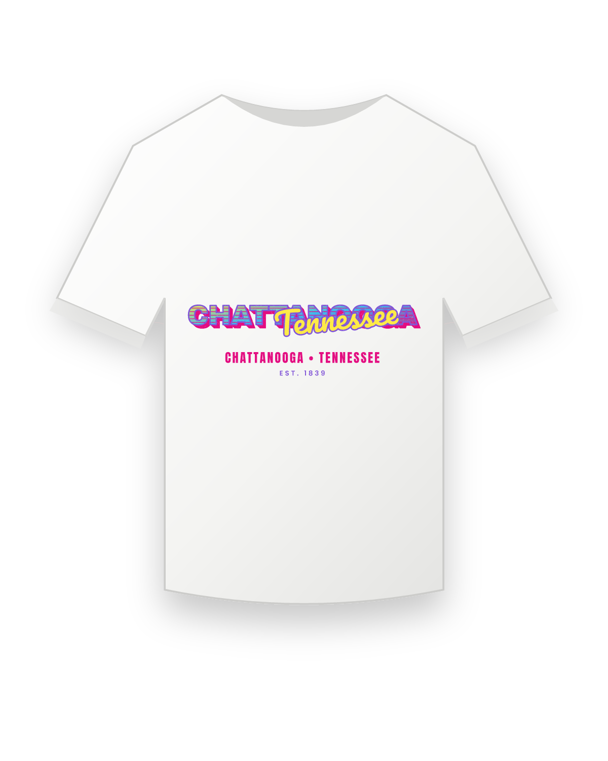Chattanooga Music TV Youth Tee in White