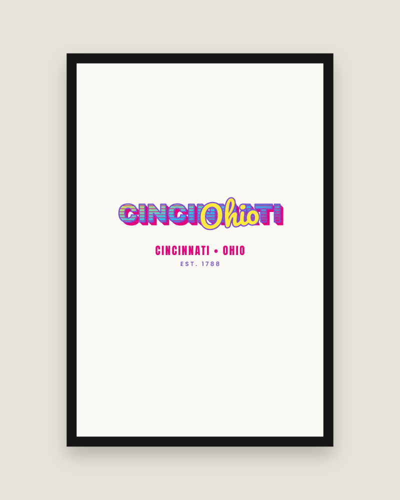 Cincinnati Music TV Matte Poster