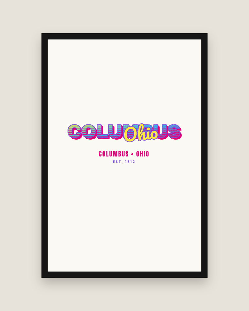 Columbus Music TV Matte Poster