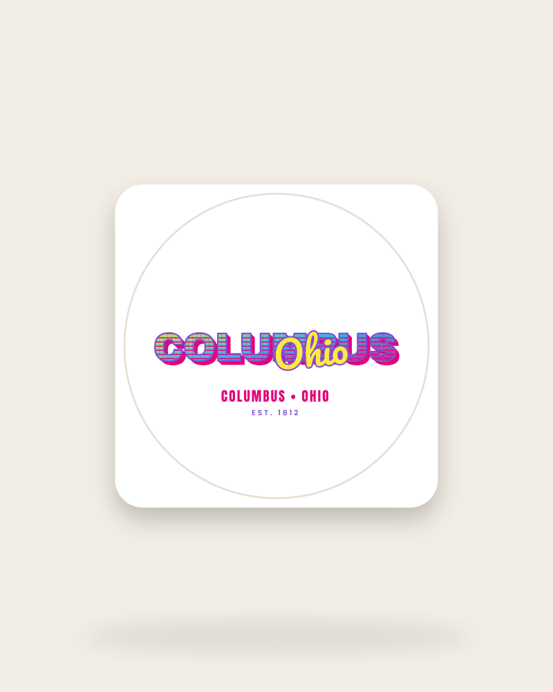 Columbus Music TV Kiss-Cut Sticker