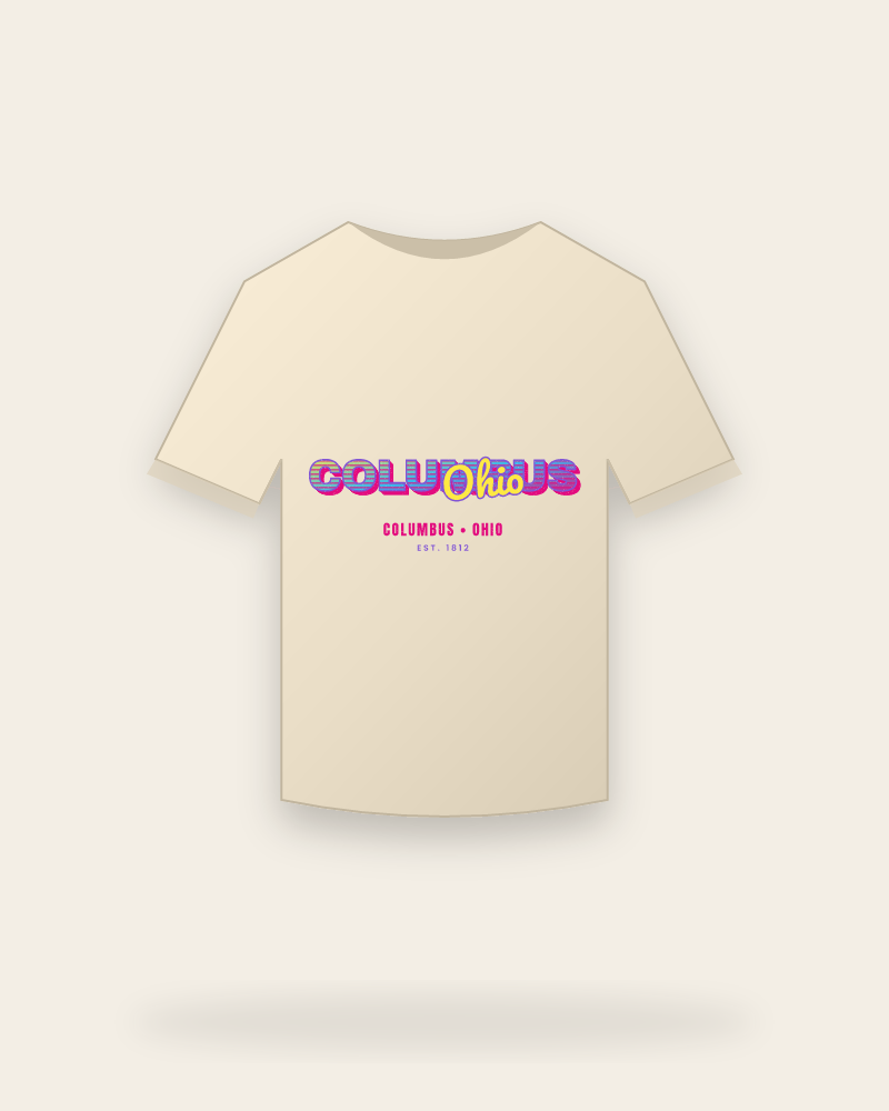 Columbus Music TV Organic Cotton Tee