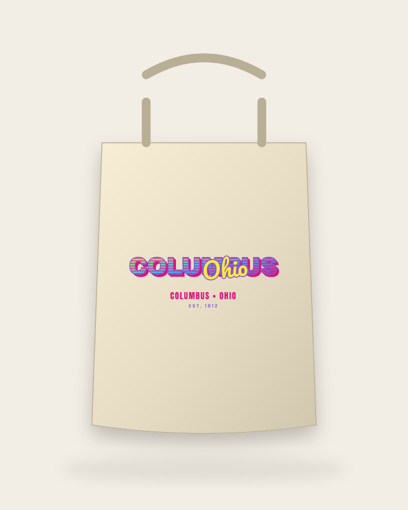 Columbus Music TV Canvas Tote