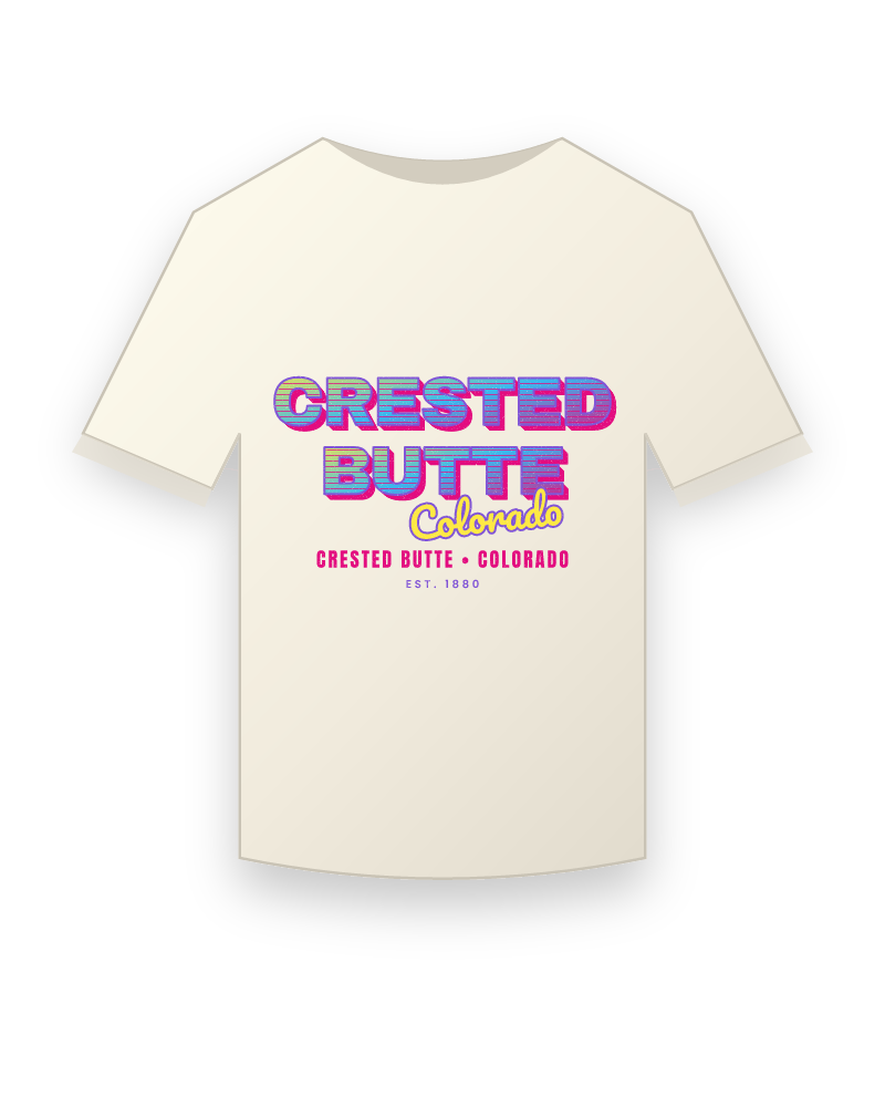 Crested Butte Music TV Vintage Wash Tee