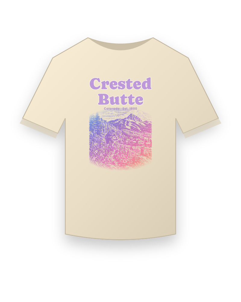 Crested Butte Wildflower Trail Classic Tee