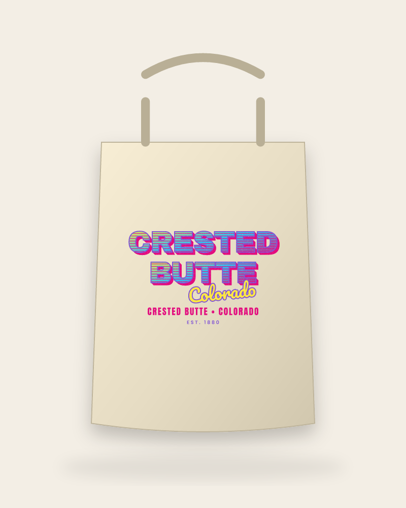 Crested Butte Music TV Canvas Tote