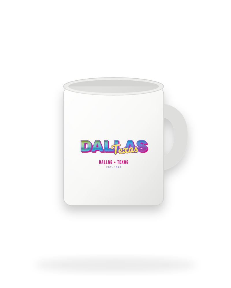 Dallas Music TV Ceramic Mug 11oz