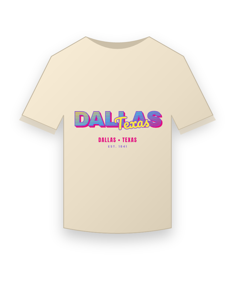 Dallas Music TV Organic Cotton Tee