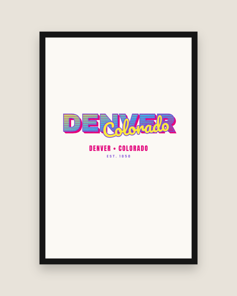 Denver Music TV Matte Poster
