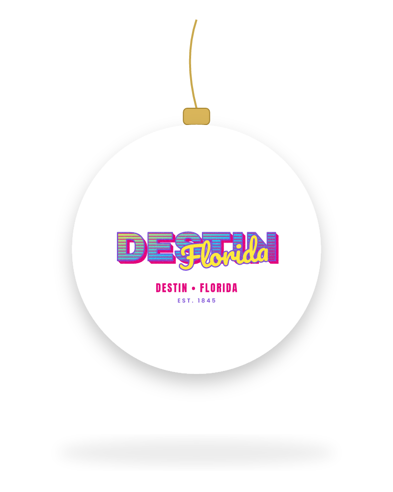 Destin Music TV Ceramic Ornament