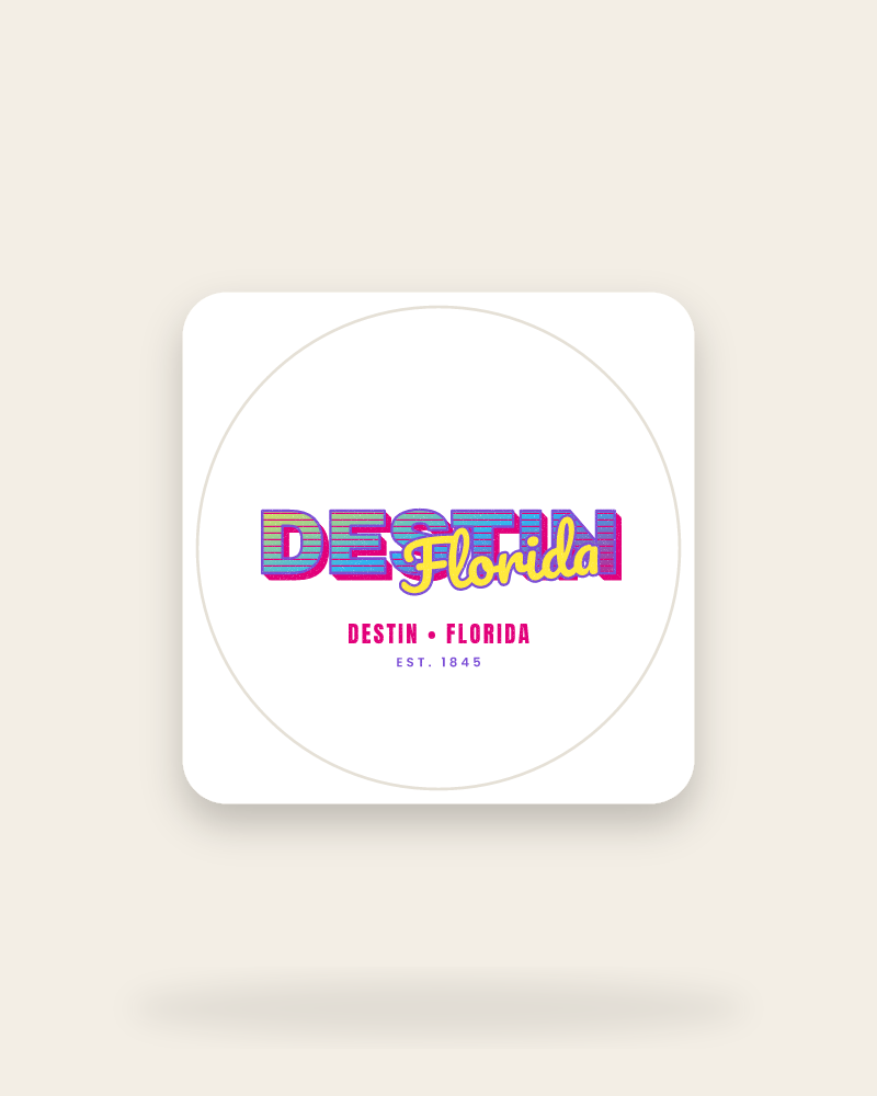 Destin Music TV Kiss-Cut Sticker