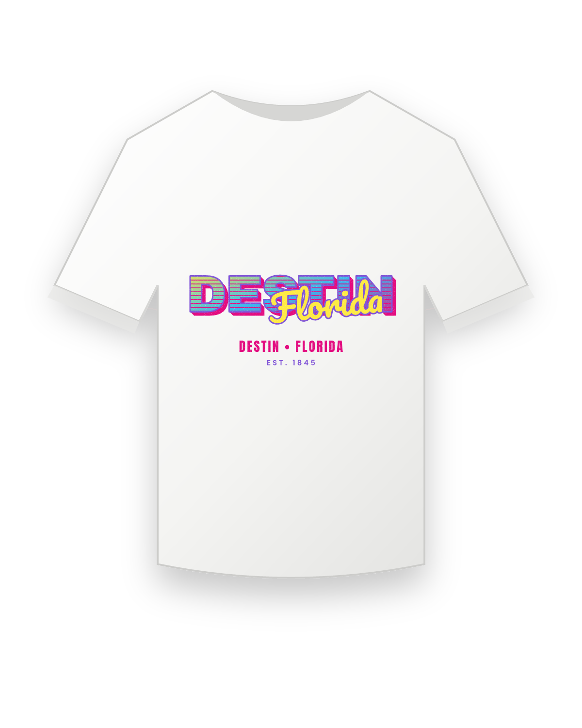 Destin Music TV Youth Tee in White