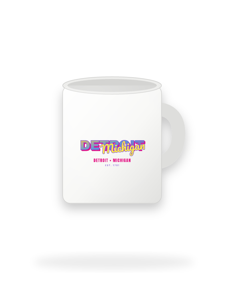 Detroit Music TV Ceramic Mug 11oz