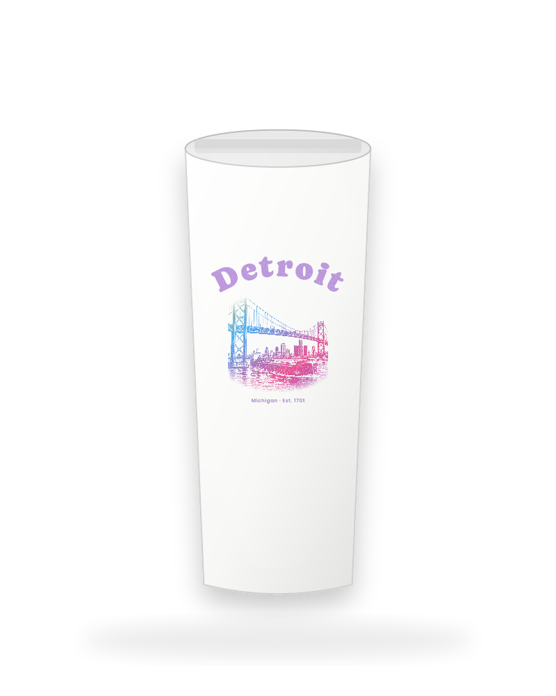 Detroit Ambassador Bridge Insulated Tumbler 20oz