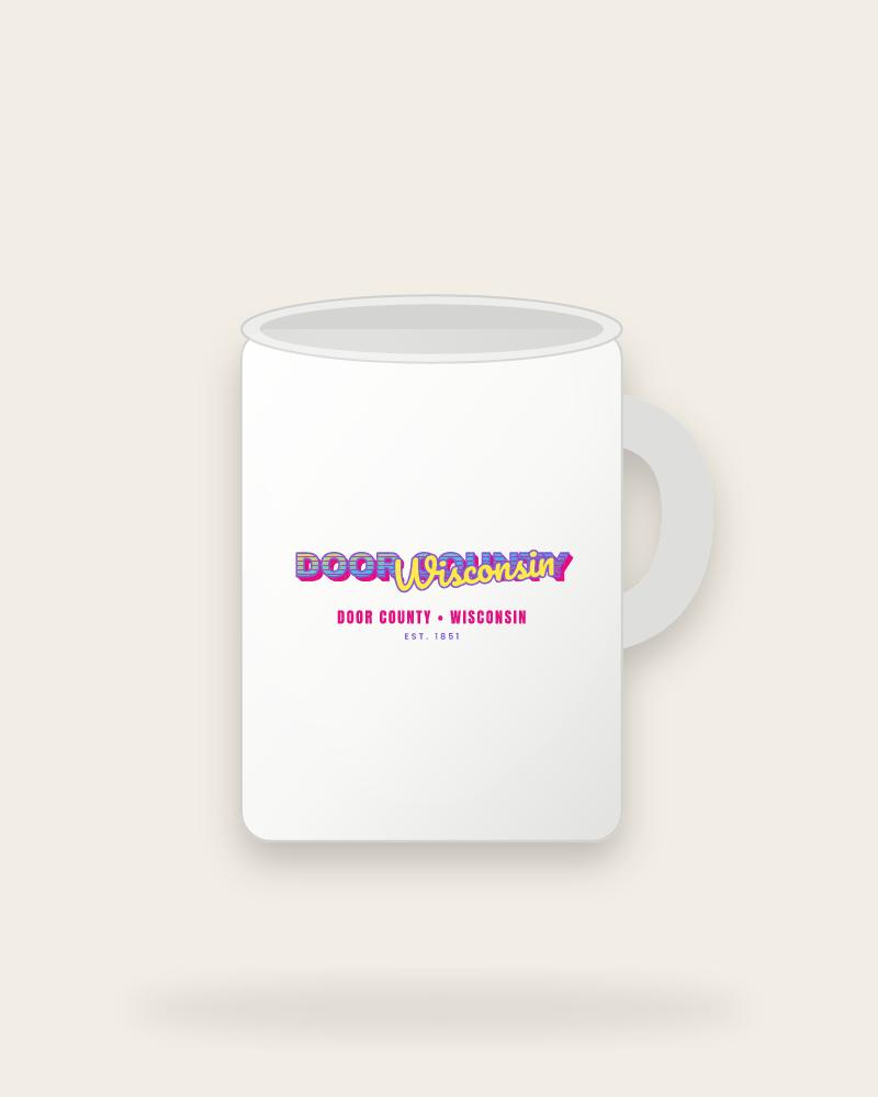Door County Music TV Ceramic Mug 15oz