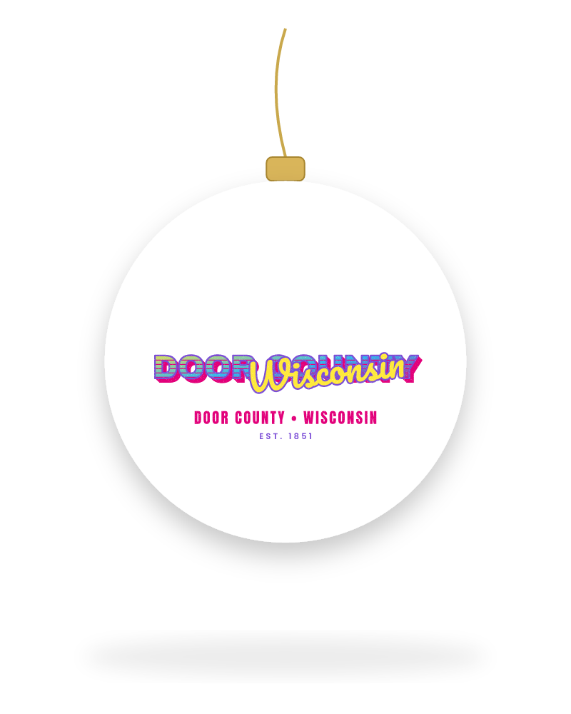 Door County Music TV Ceramic Ornament