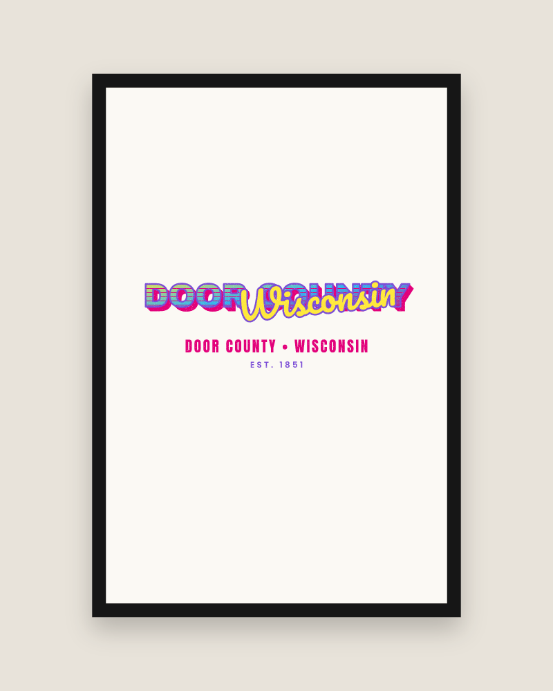 Door County Music TV Matte Poster