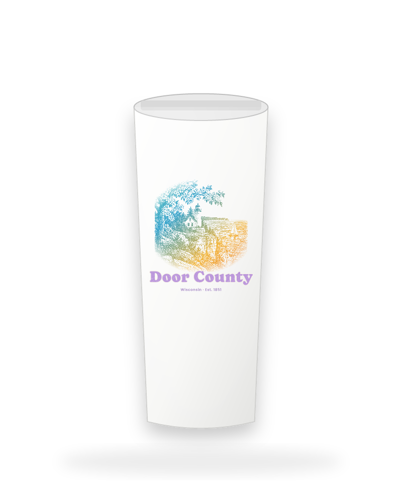 Door County Cherry Blossom Lighthouse Insulated Tumbler 20oz