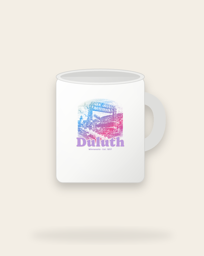 Duluth Lift Bridge Ceramic Mug 11oz
