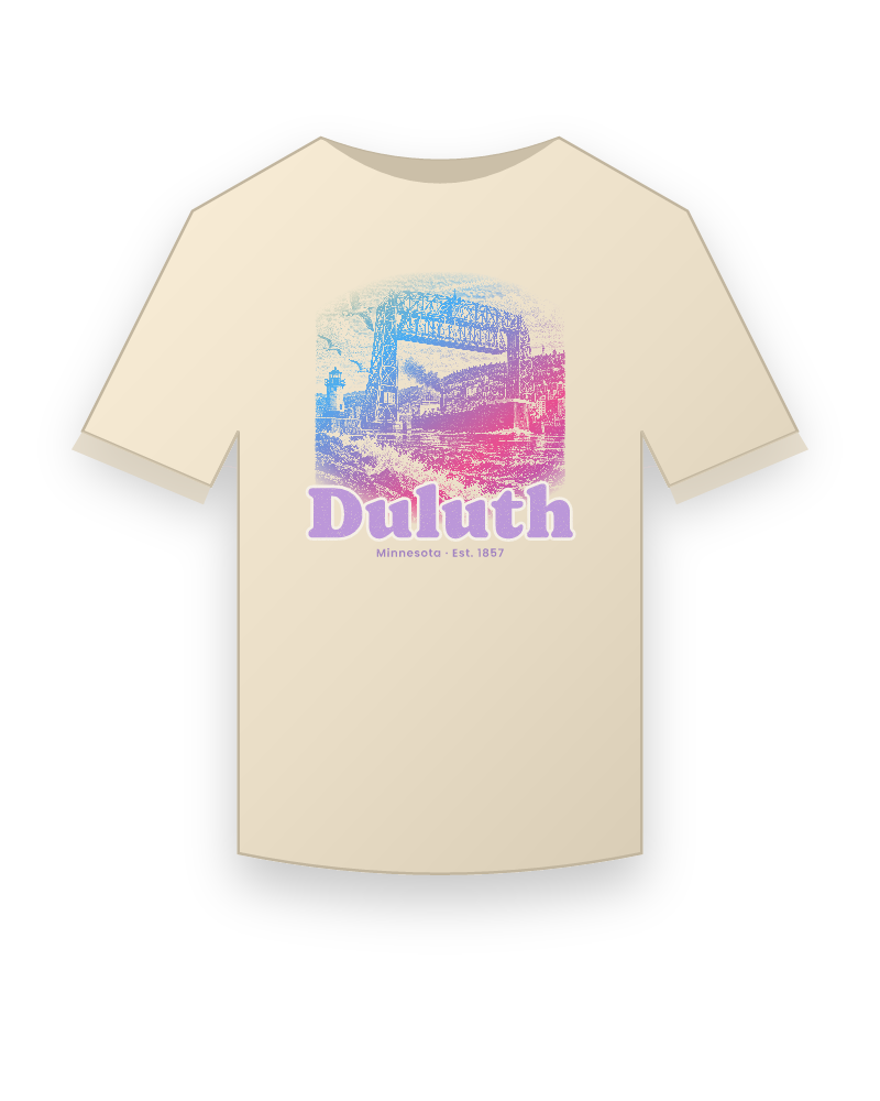 Duluth Lift Bridge Organic Cotton Tee