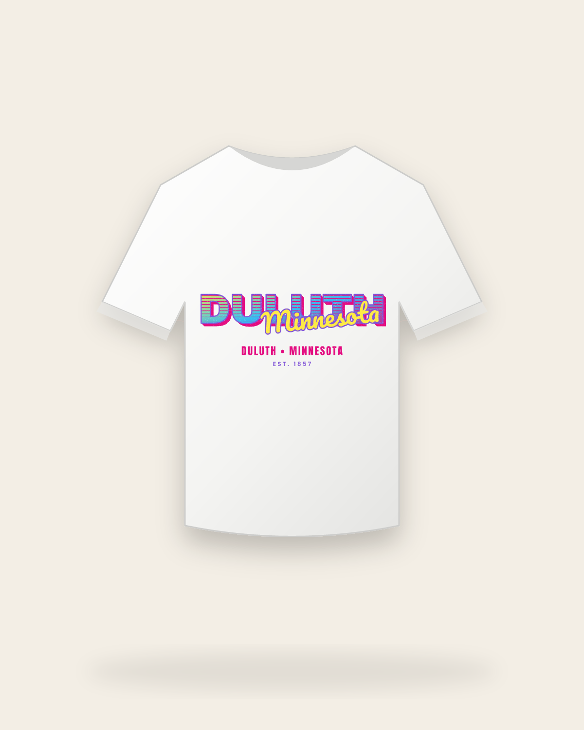 Duluth Music TV Youth Tee in White